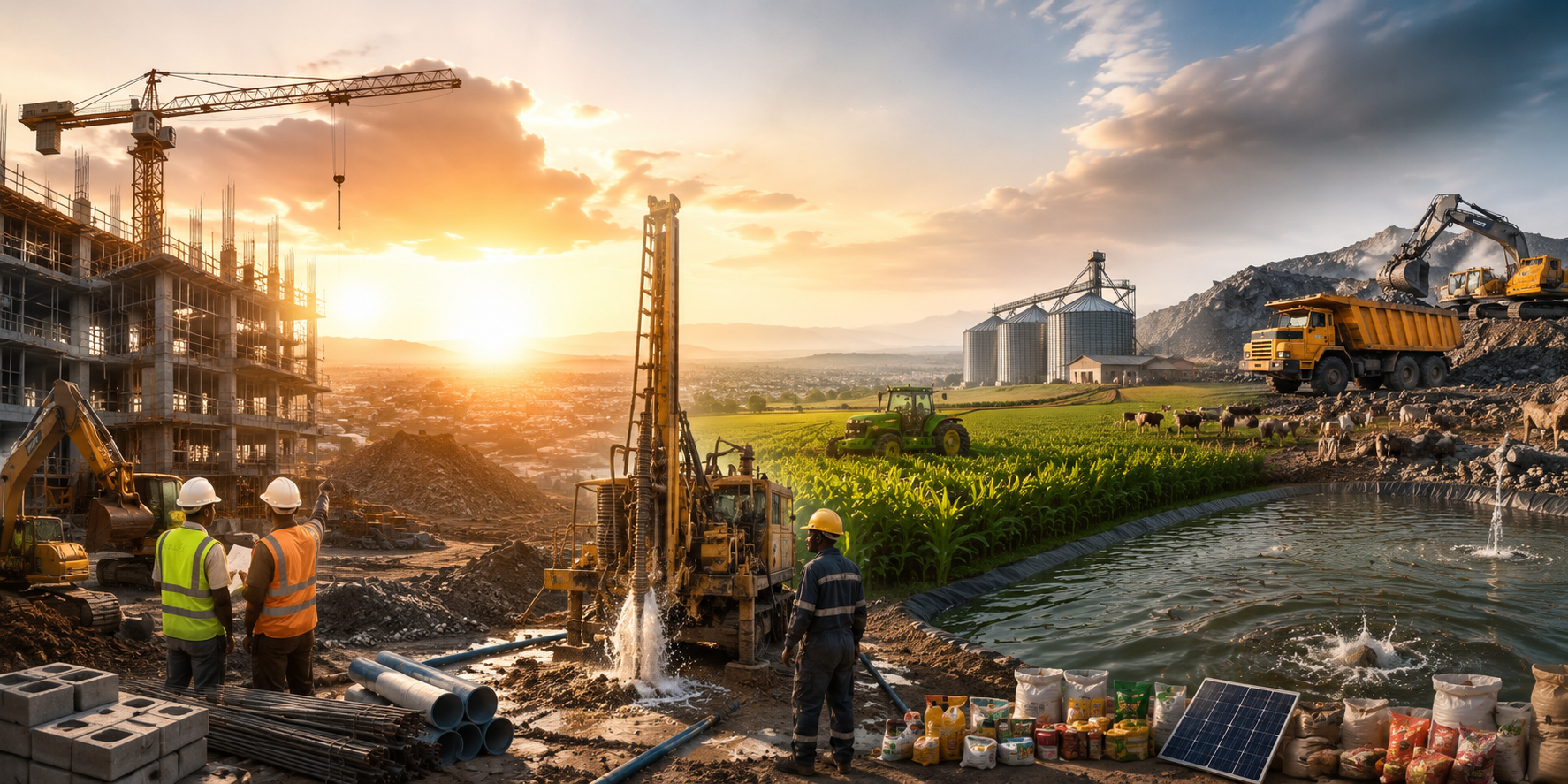 JSG SARL - Construction, Agriculture, Génie Civil et Services Professionnels